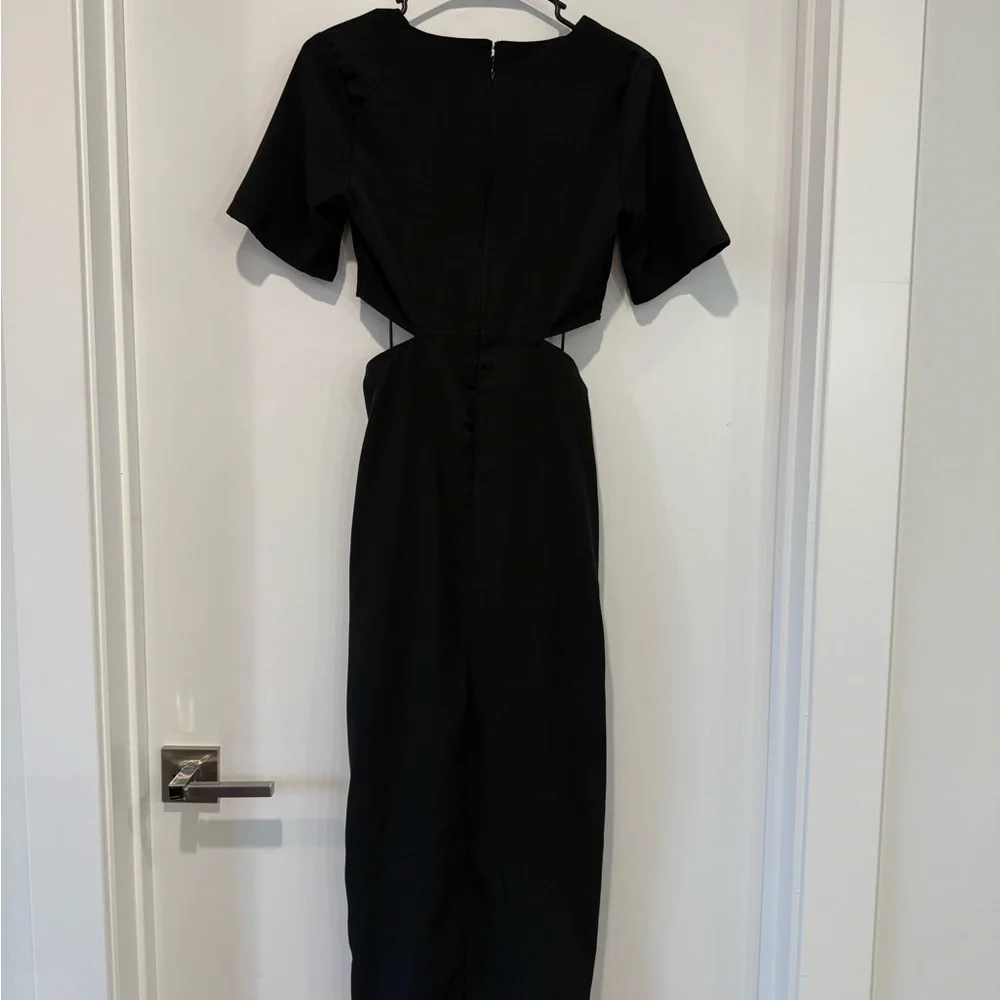 Abercrombie and Fitch Black Cut Out Dress